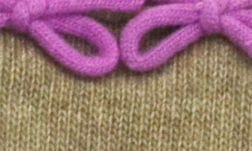 Portolano Bow Gloves In Green