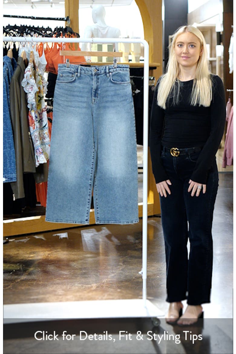 Crop Wide Leg Jeans video