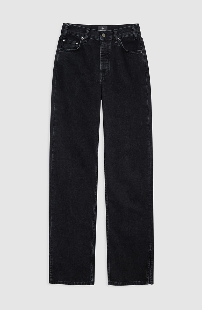 ANINE BING Roy Jean, Alternate, color, Vintage Black