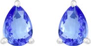 EFFY Sterling Silver Pear Cut Tanzanite Stud Earrings