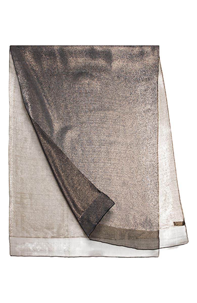 SAACHI Silk Scarf, Alternate, color, Black Combo