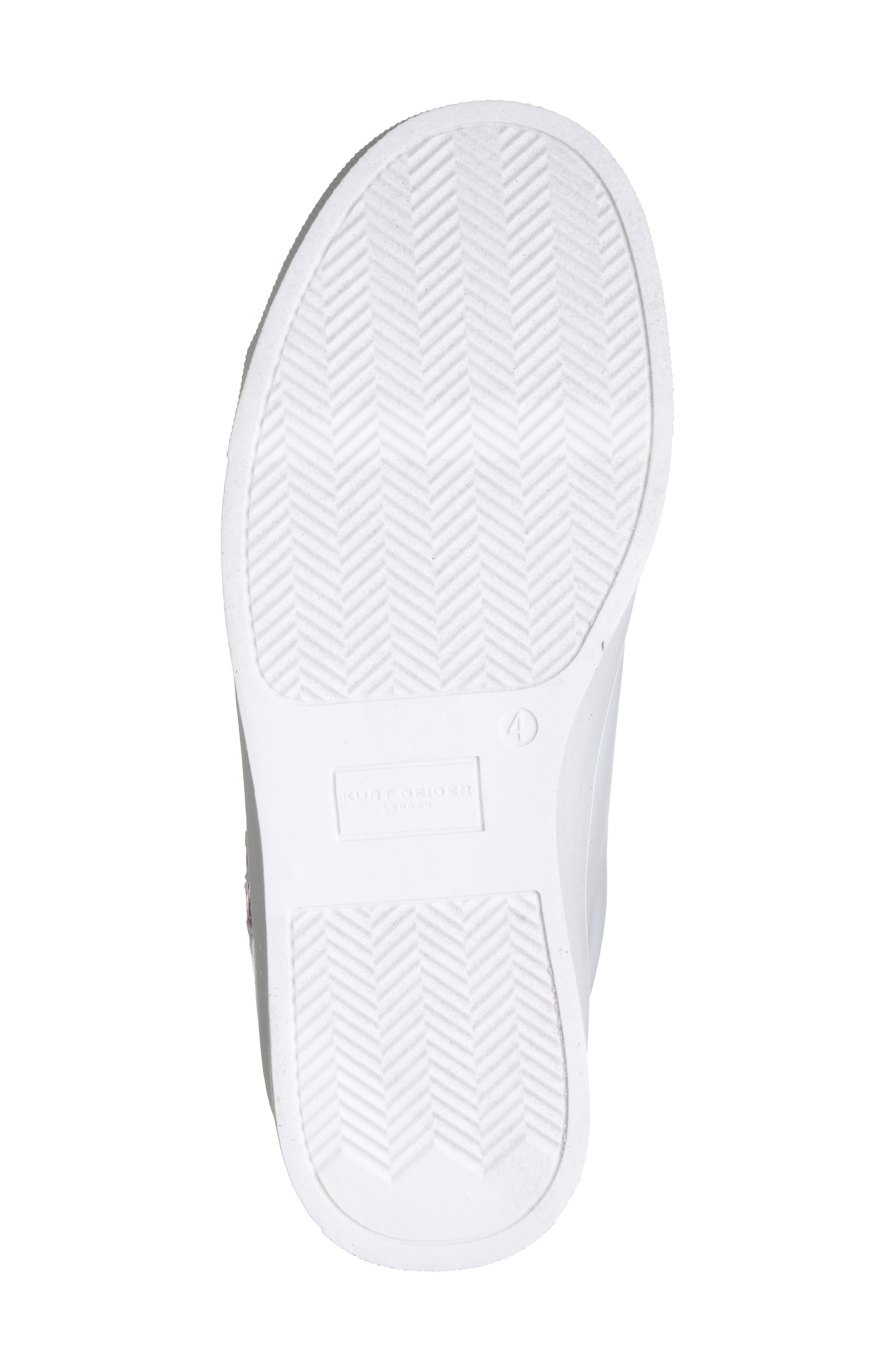 Kurt Geiger London Kids' Mini Lane Butterfly Sneaker, Alternate, color, White Multi