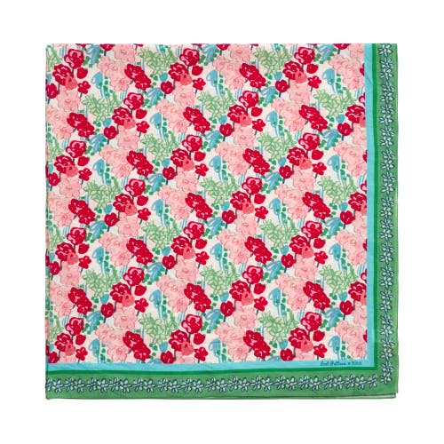 Lost Pattern Nyc "le Jardin" Beach Sarong Wrap In Multi