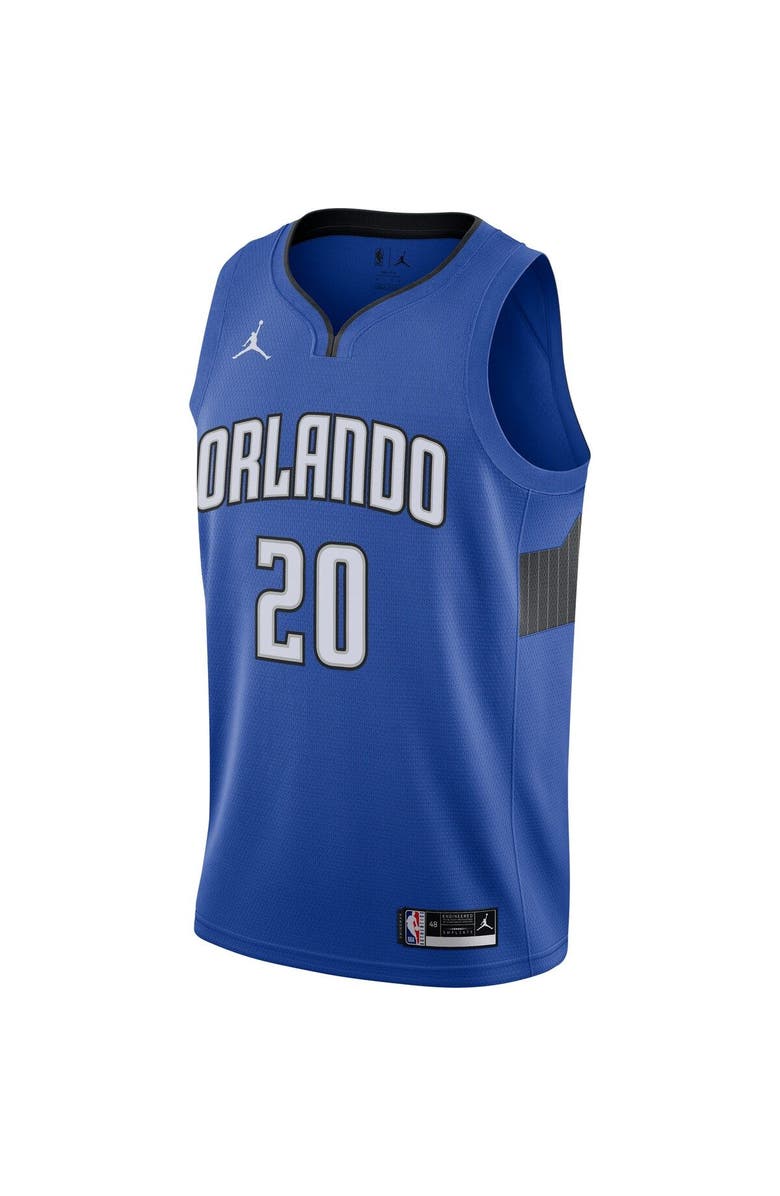 Jordan Brand Men's Jordan Brand Markelle Fultz Royal Orlando Magic 2020/21 Swingman Jersey - Statement Edition, Alternate, color, 