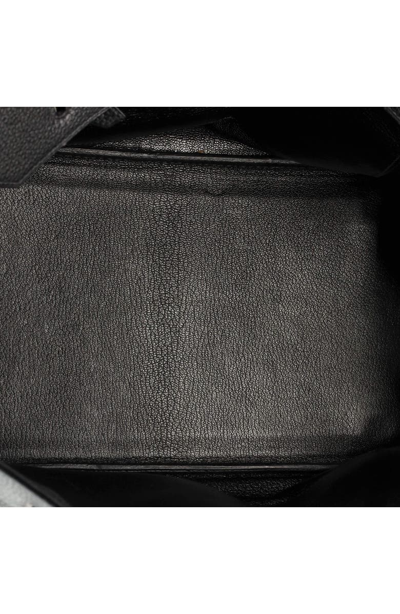 Pre-Owned Hermes Birkin Handbag Black Clemence with Palladium Hardware 35, Alternate, color,