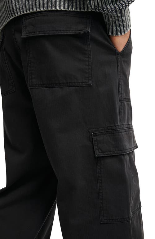 Cotton On Axel Super Baggy Cargo Pant In Black