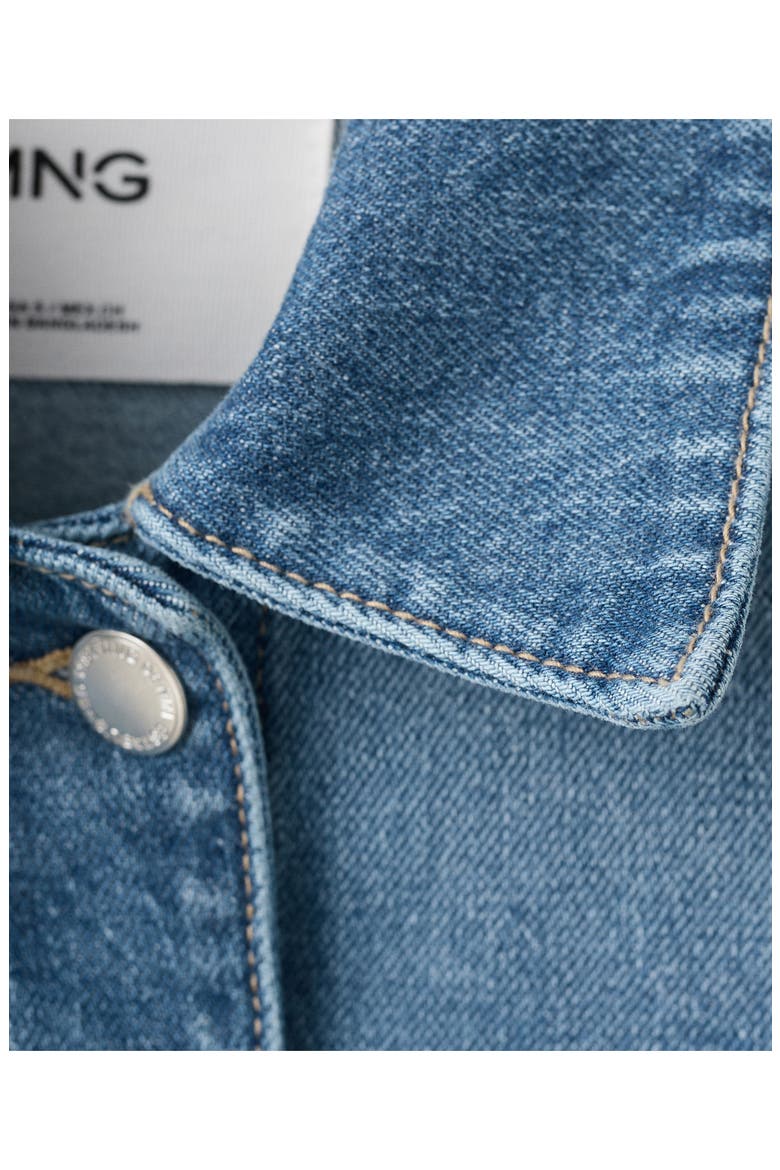 Crop Jean Jacket, Alternate, color, MEDIUM BLUE
