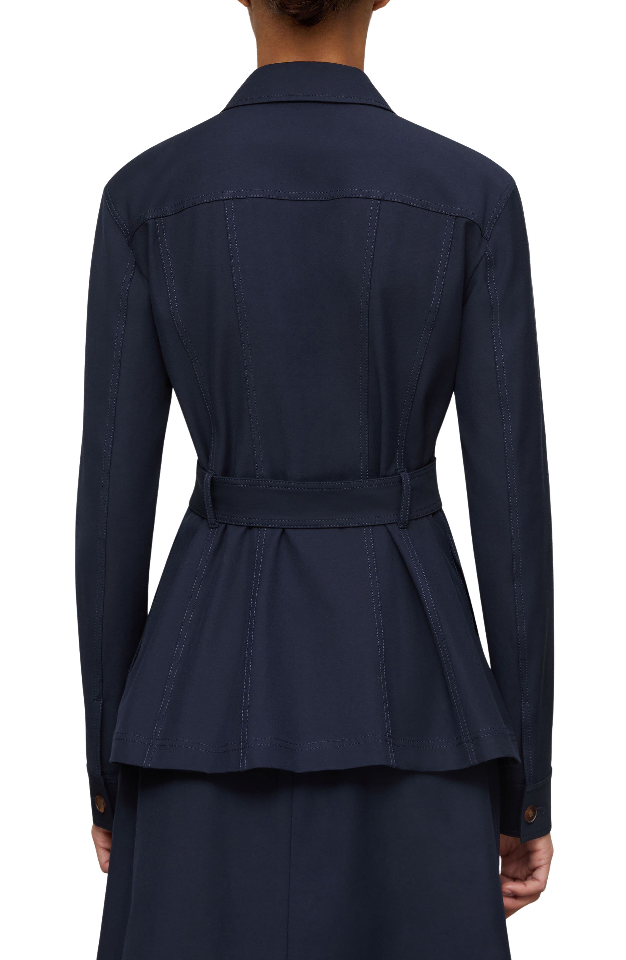 Techno Stretch Twill Belted Jacket - image 2