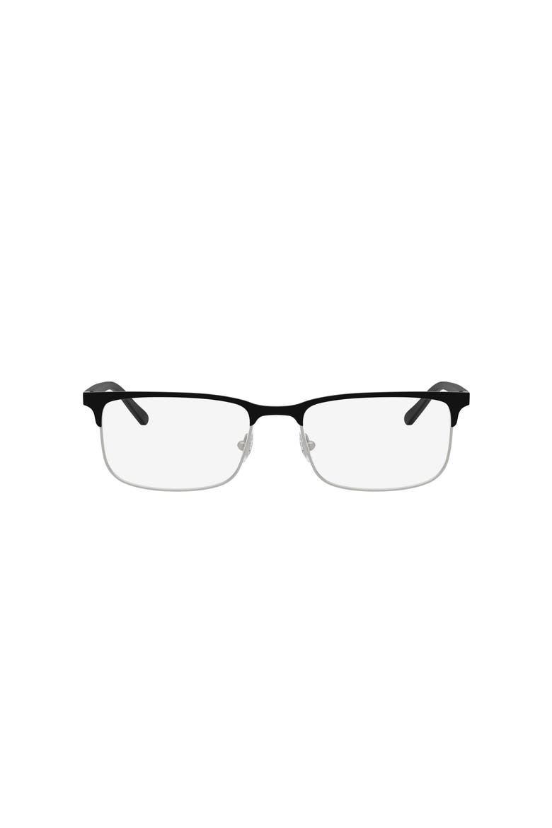 55mm Rectangle optical glasses, Alternate, color, Silver