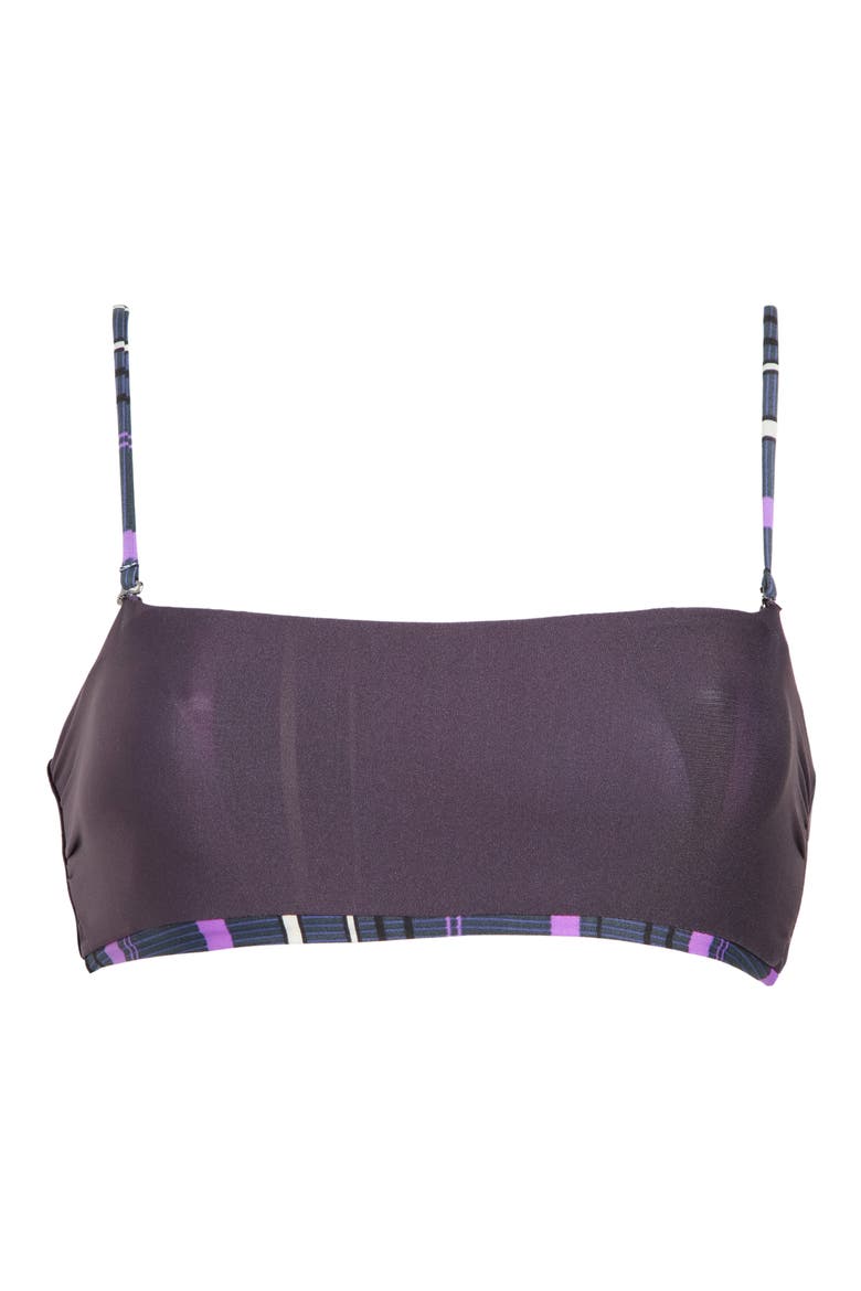 Bryn Reversible Bikini Top, Alternate, color, PURPLE