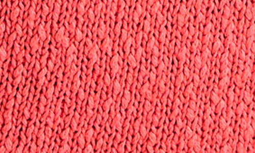 Tommy Bahama Crochet Edge Cotton & Linen Sweater Tank In Melon Berry