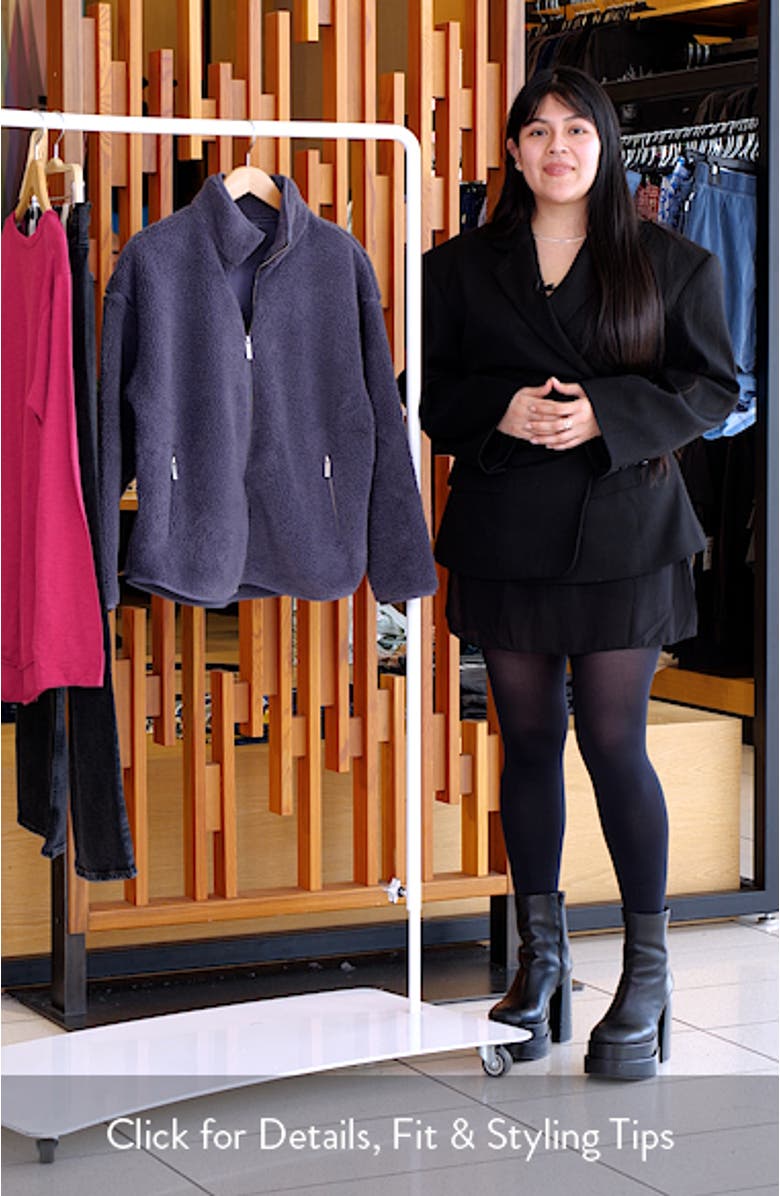 New Plush Fleece Zip Jacket, sales video thumbnail