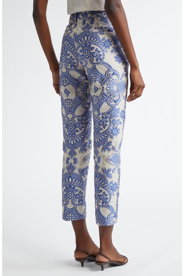 Paisley Jacquard Pants, Alternate, color, MULTICOLOR BLUE BASE