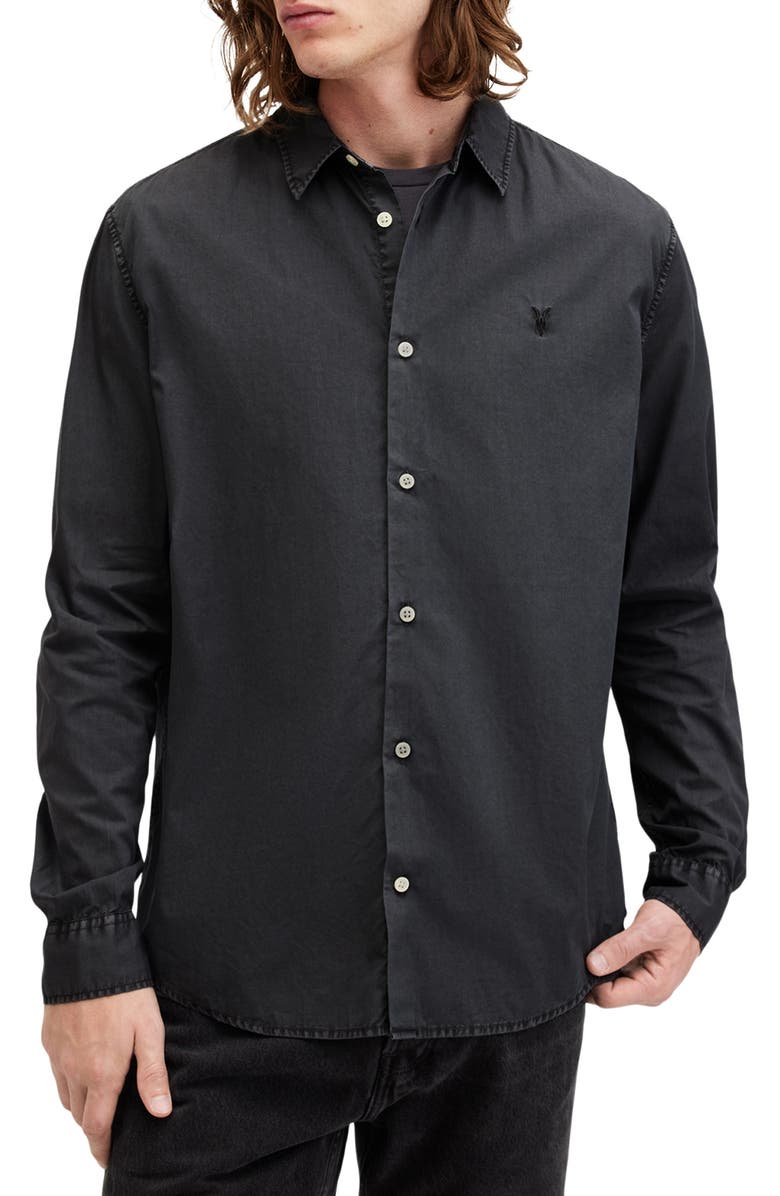AllSaints Tahoe Button-Up Shirt, Alternate, color, 