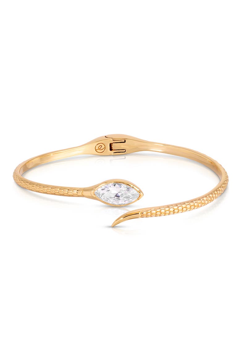 Serpent Elegance Cuff Bracelet, Main, color, GOLD