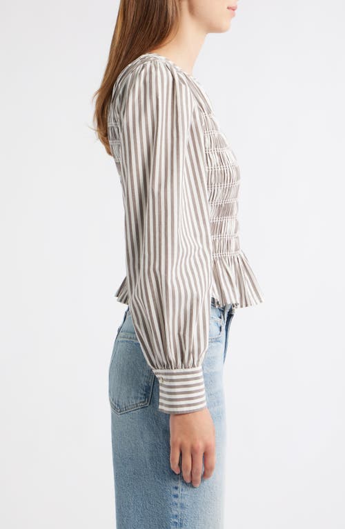 Rails Tabi Smocked Peplum Top In Multi