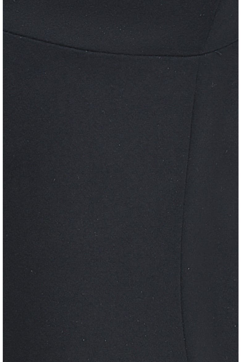 Noura Lace Trim Open Front Tank, Alternate, color, BLACK
