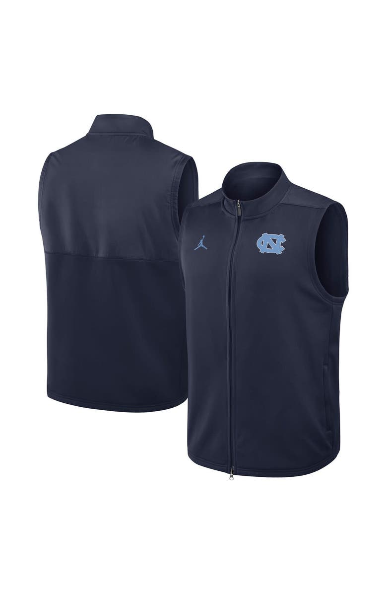 Jordan Brand Men's Jordan Brand Navy North Carolina Tar Heels Primetime Victory Performance Full-Zip Vest, Main, color, Navy