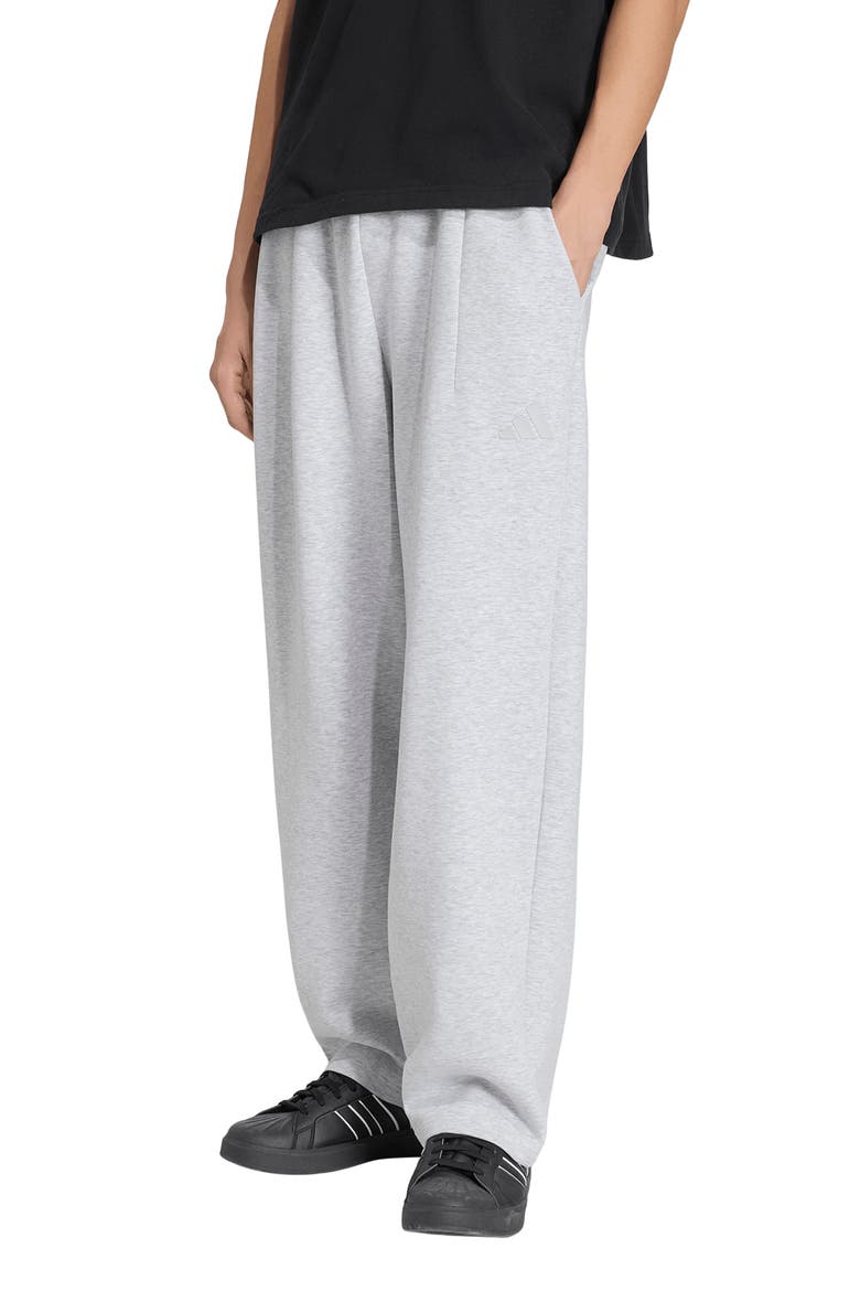 Soft Lux Straight Pants, Main, color, LIGHT GREY HEATHER