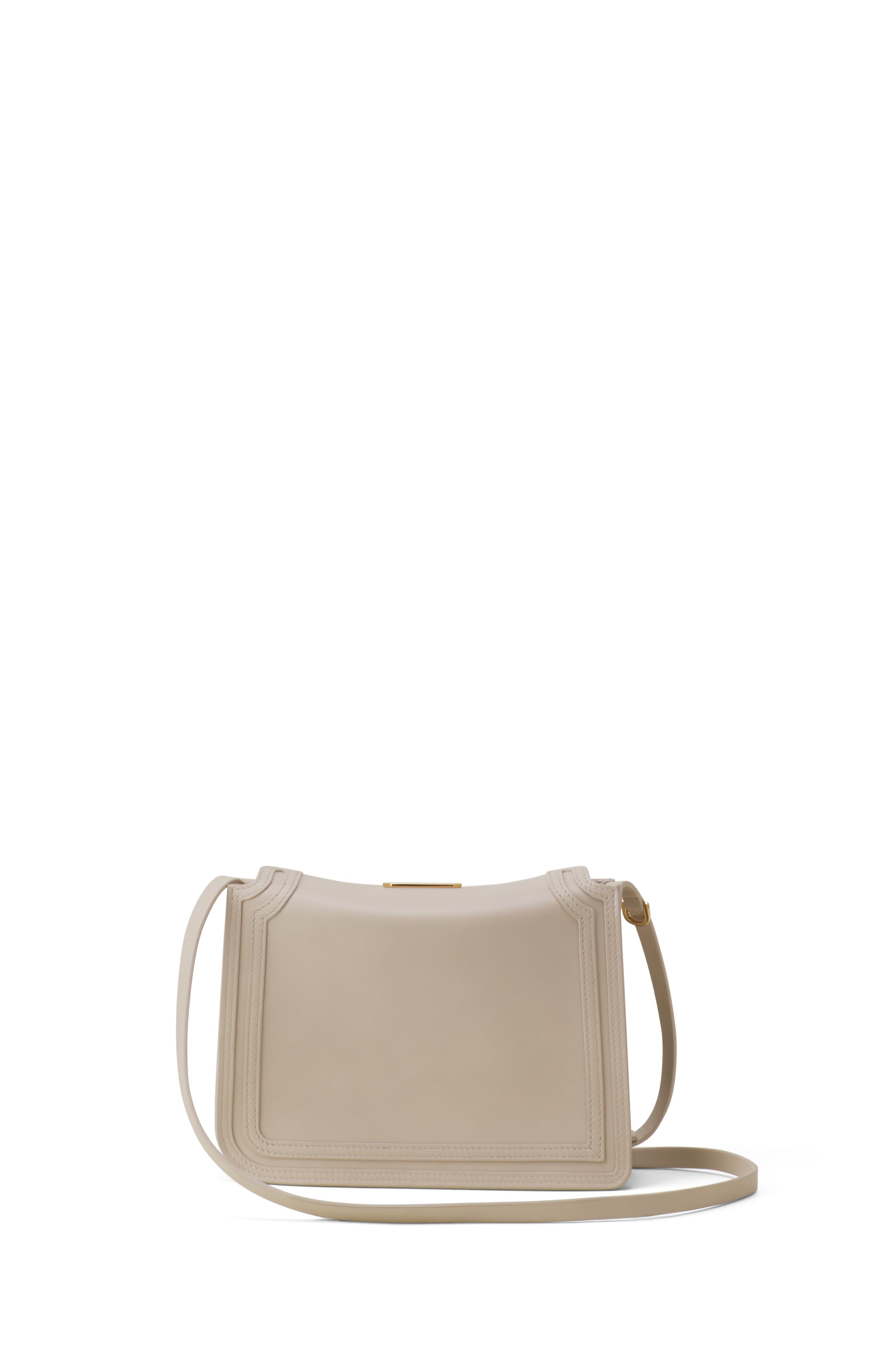 Lanvin Compagnon 16 Leather Bag, Alternate, color, Plaster
