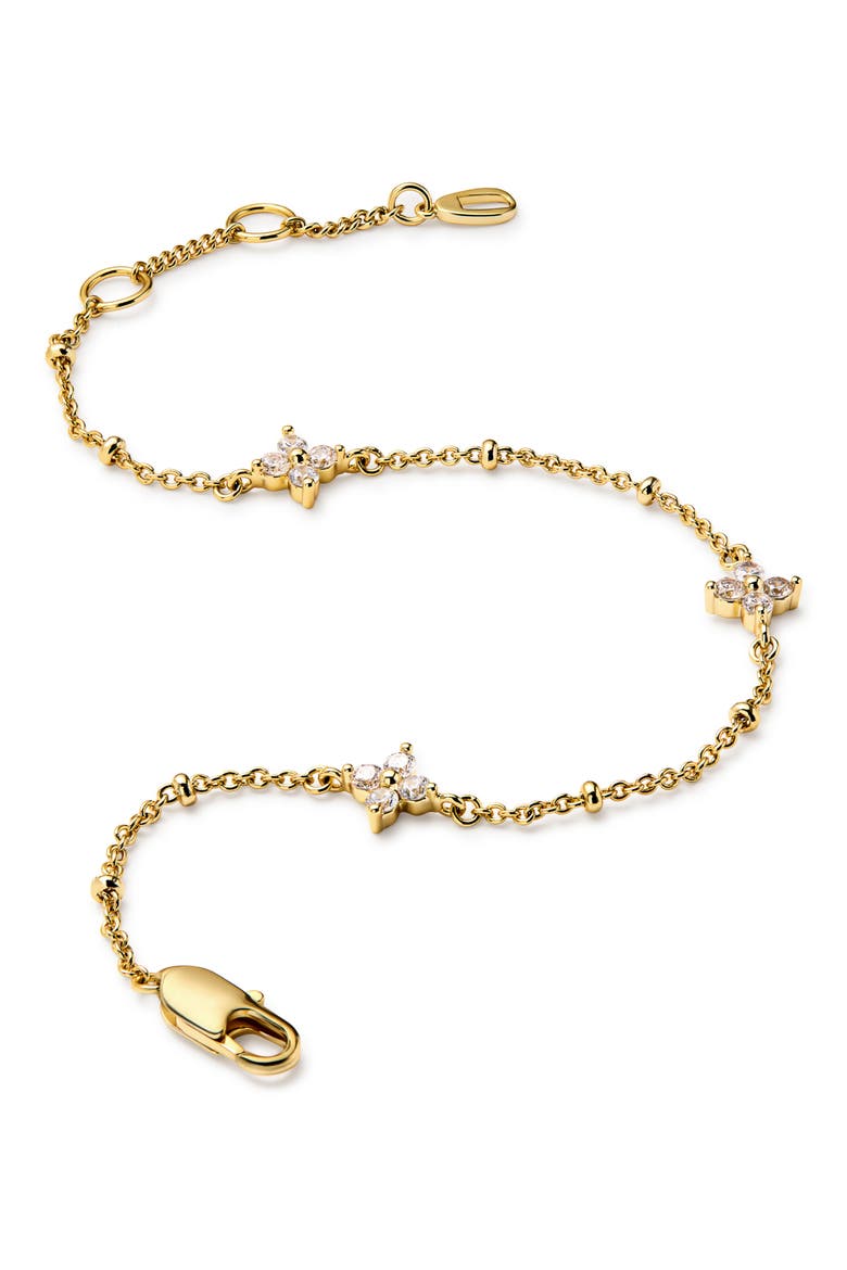 Lucy Star Station Bracelet, Alternate, color, GOLD / CLEAR
