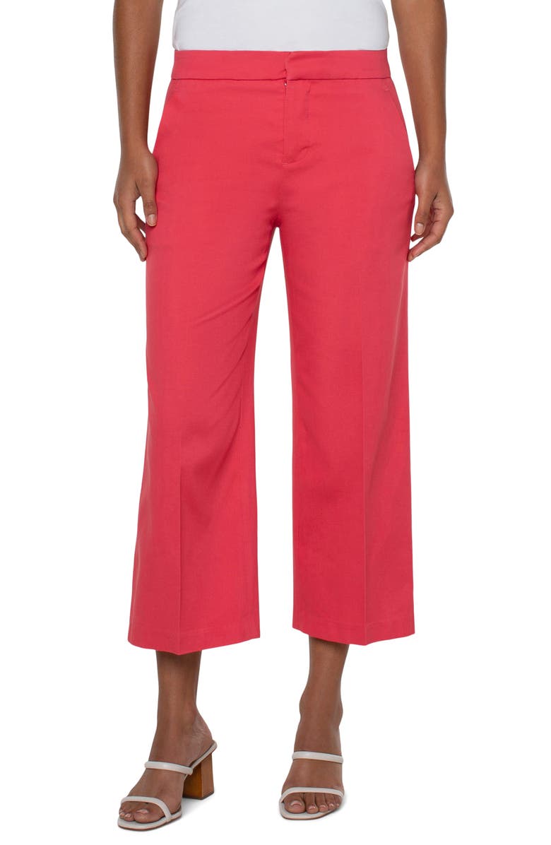 Liverpool Los Angeles Crop Kick Flare Trousers, Main, color,