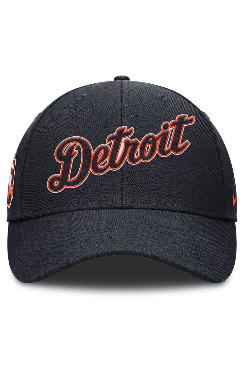 Nike Men's Nike Navy Detroit Tigers Rise Gaberdine Adjustable Hat, Alternate, color, Navy