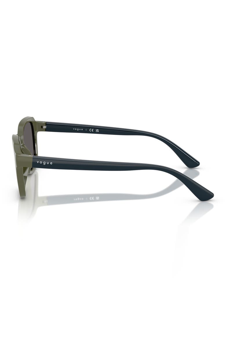 Kids' 46mm Irregular Sunglasses, Alternate, color, GREEN