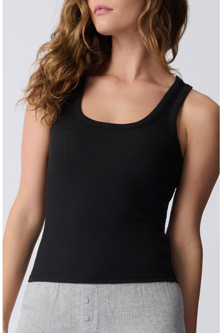 Assorted 2-Pack Pajama Tank, Main, color, WHITE BLACK