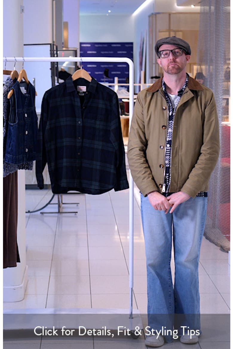 Jane Plaid Relaxed Fit Organic Cotton Plaid Button-Up Shirt video