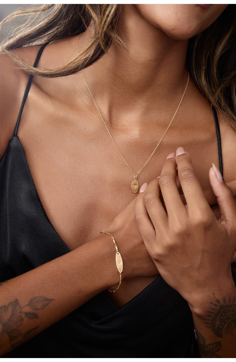 Set & Stones Zodiac Horoscope Pendant Necklace, Alternate, color, Gold - Aquarius