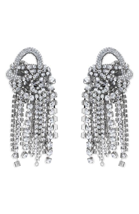 Messy Chain Drop Earrings