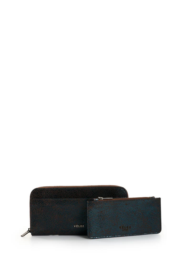 Folia Leather Checkbook Wallet, Alternate, color, Blue