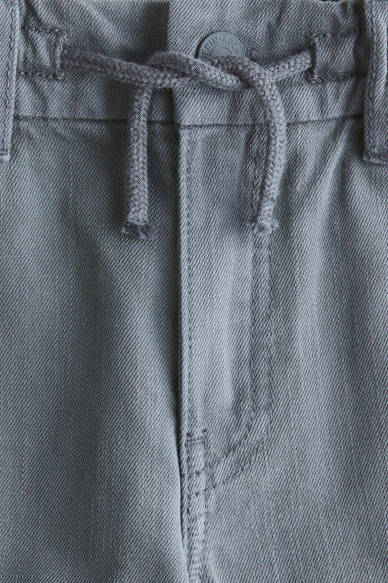 Washed Cotton Twill Trousers, Alternate, color, Gray
