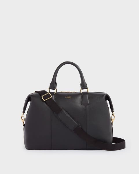 The Adaline Leather Weekender Holdall