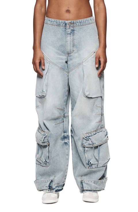Baggy Aviator Hotfix Cargo Jeans