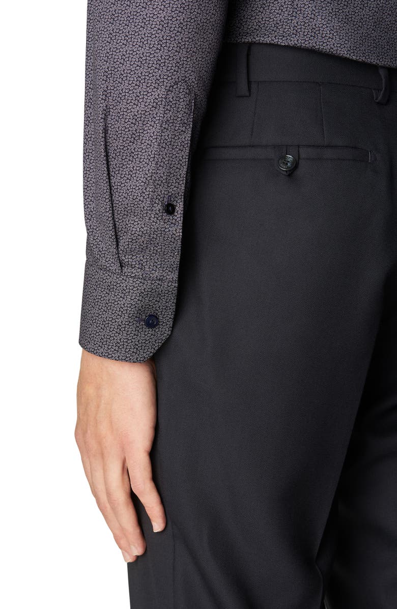 Eton Slim Fit Floral Dress Shirt, Alternate, color,