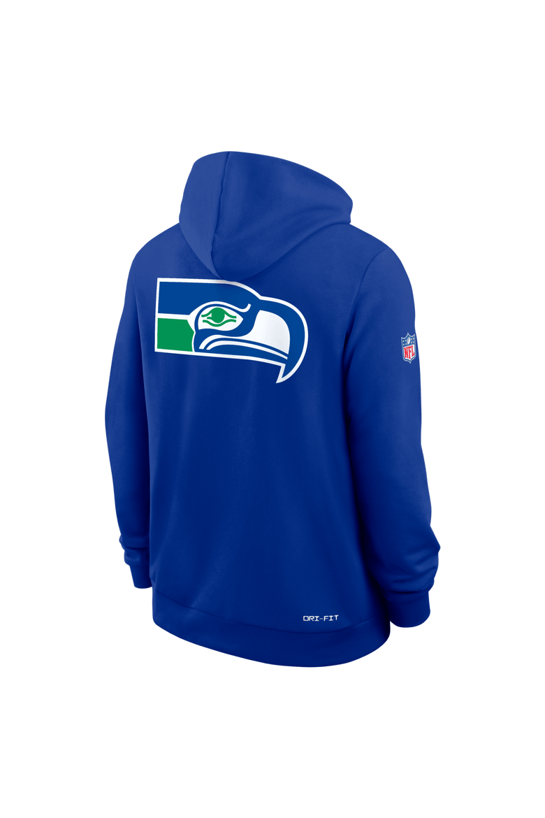 Men's Nike Royal Seattle Seahawks Alt Sideline Standard Issue Dri-FIT Hoodie, Alternate, color, Royal