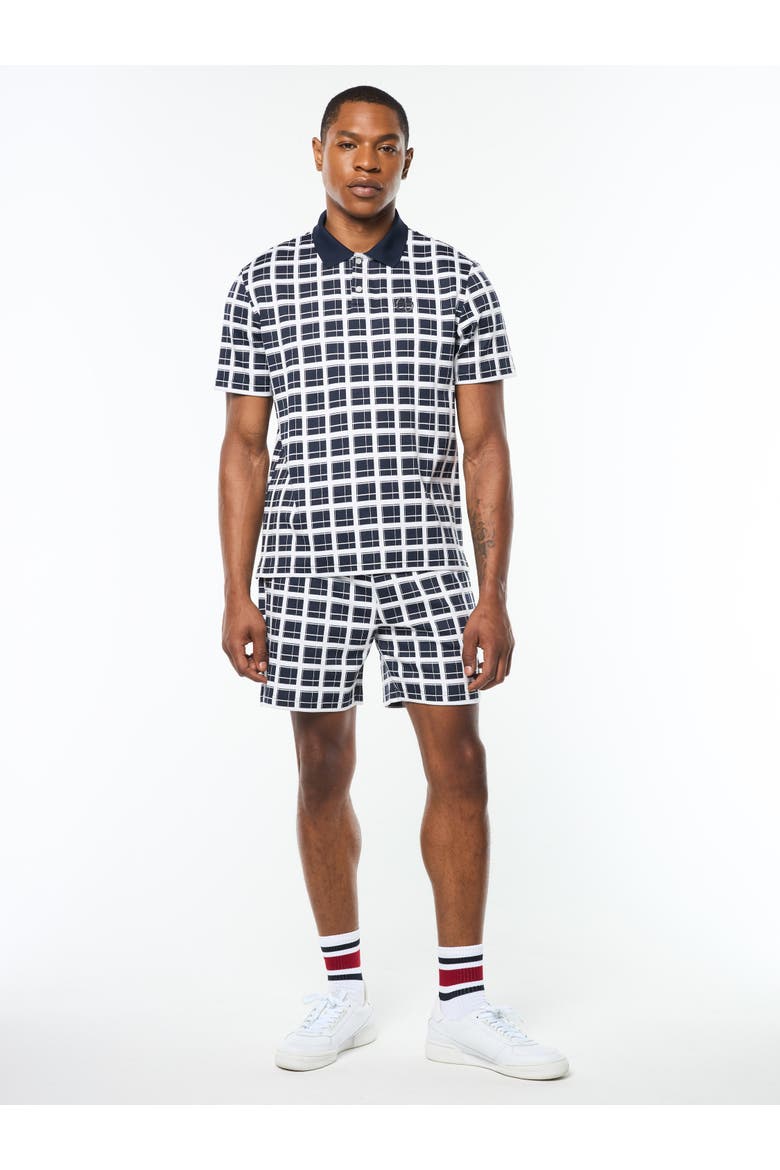 Damarindo Check Polo, Alternate, color, MARITIME BLUE