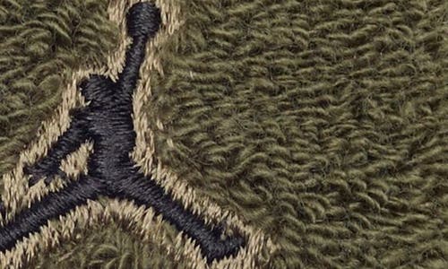 Jordan Assorted 3-pack Terry Hair Ties In Sail/olive/black