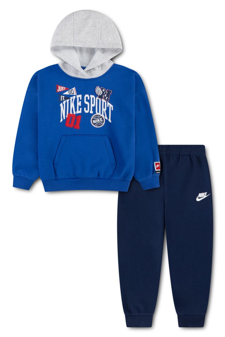 Kids' Nike Sport Hoodie & Joggers Set, Main, color, MIDNIGHT