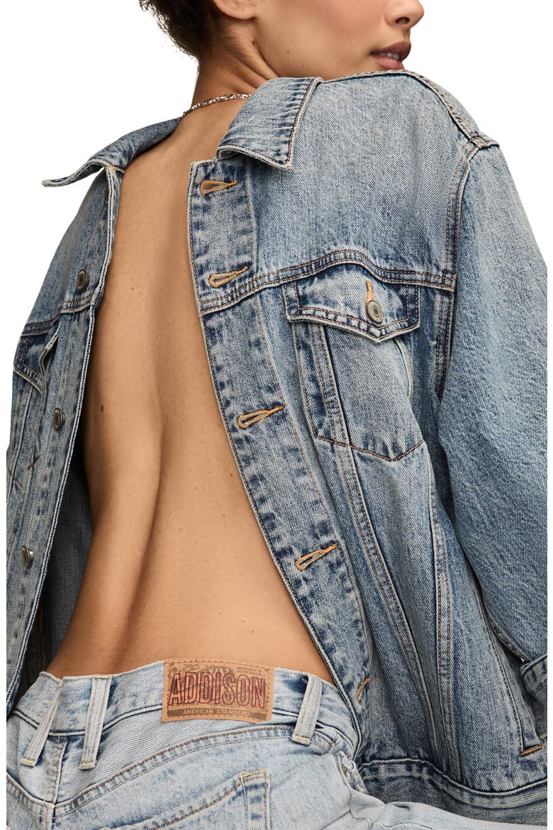 Addison Ultra Low Rise Flare Jeans, Alternate, color, BARE