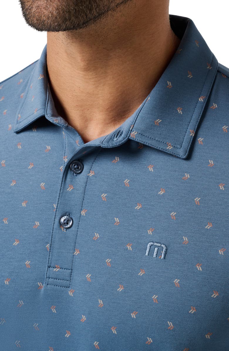 TravisMathew Neat Jersey Polo, Alternate, color, Blue Horizon