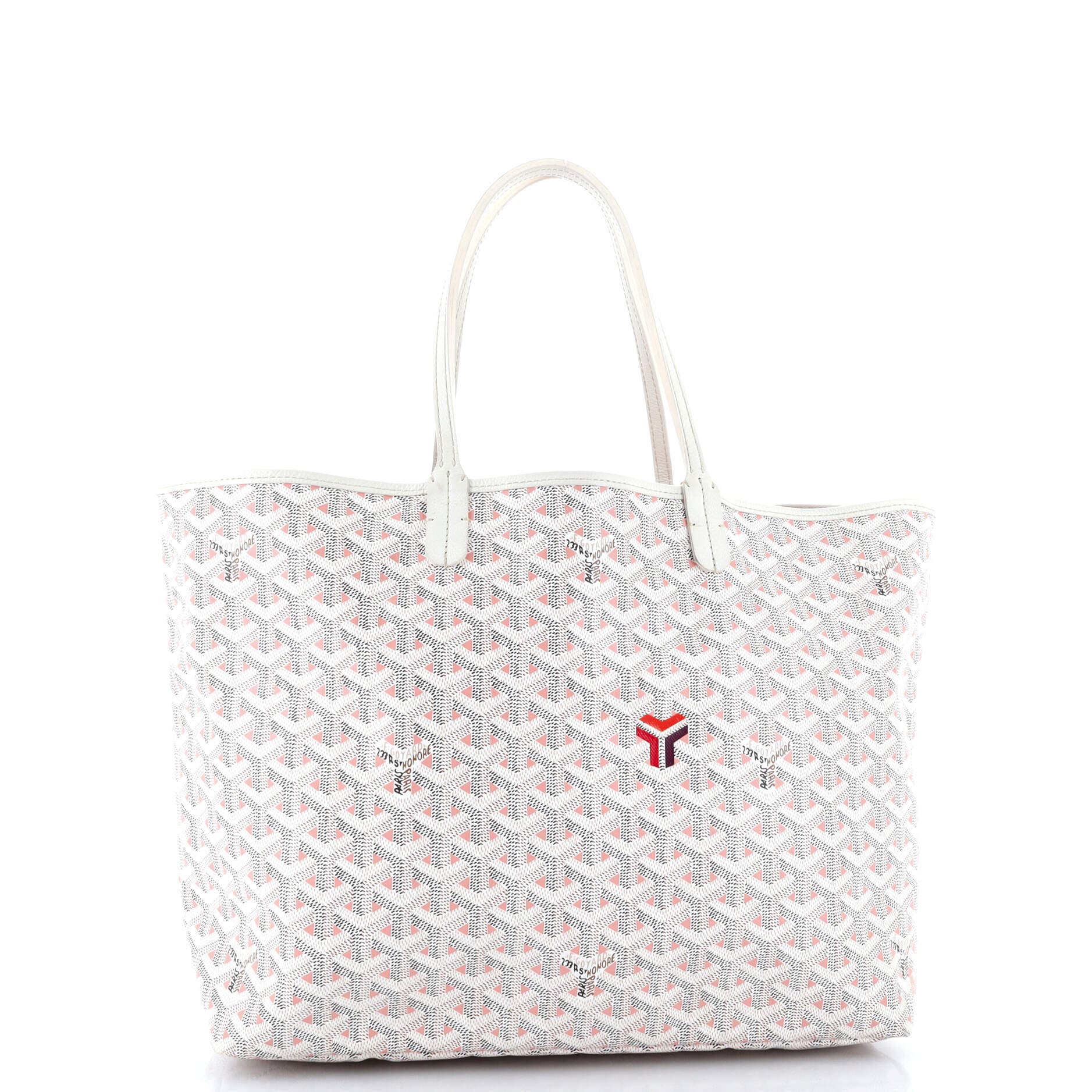 Pre-Owned Goyard Saint Louis Tote Claire Voie Coated Canvas PM, Alternate, color, 