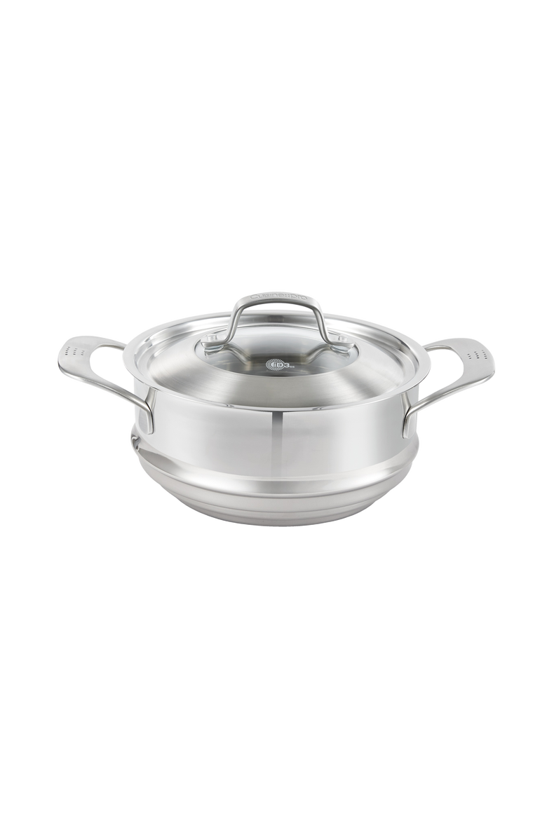 iD3® SS Universal Steamer, Alternate, color, SILVER