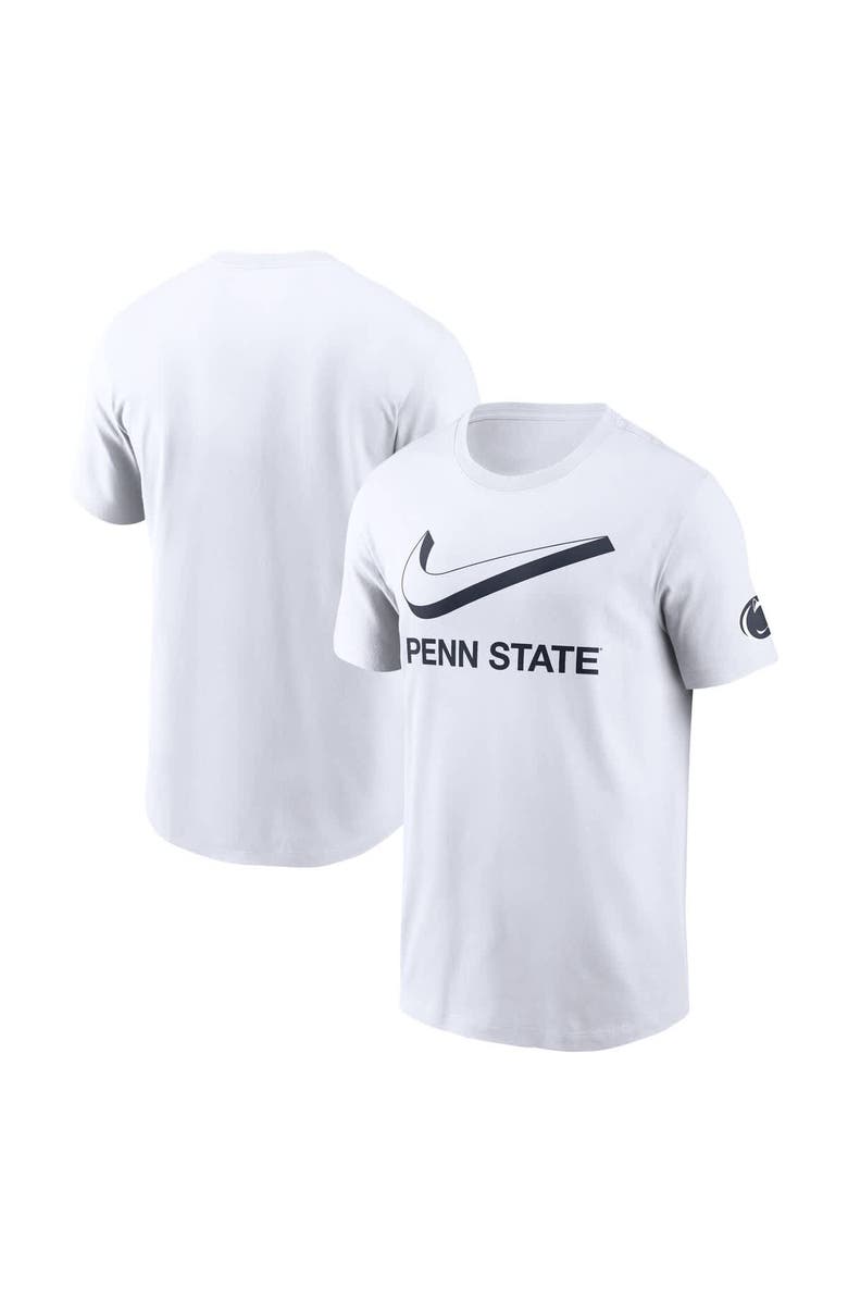 Nike Men's Nike White Penn State Nittany Lions Primetime 2-Hit Swoosh T-Shirt, Main, color, White