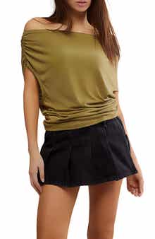 Free People Blake Off the Shoulder Knit Top