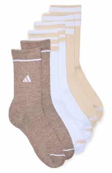 adidas 3-Pack Cushioned Crew Socks