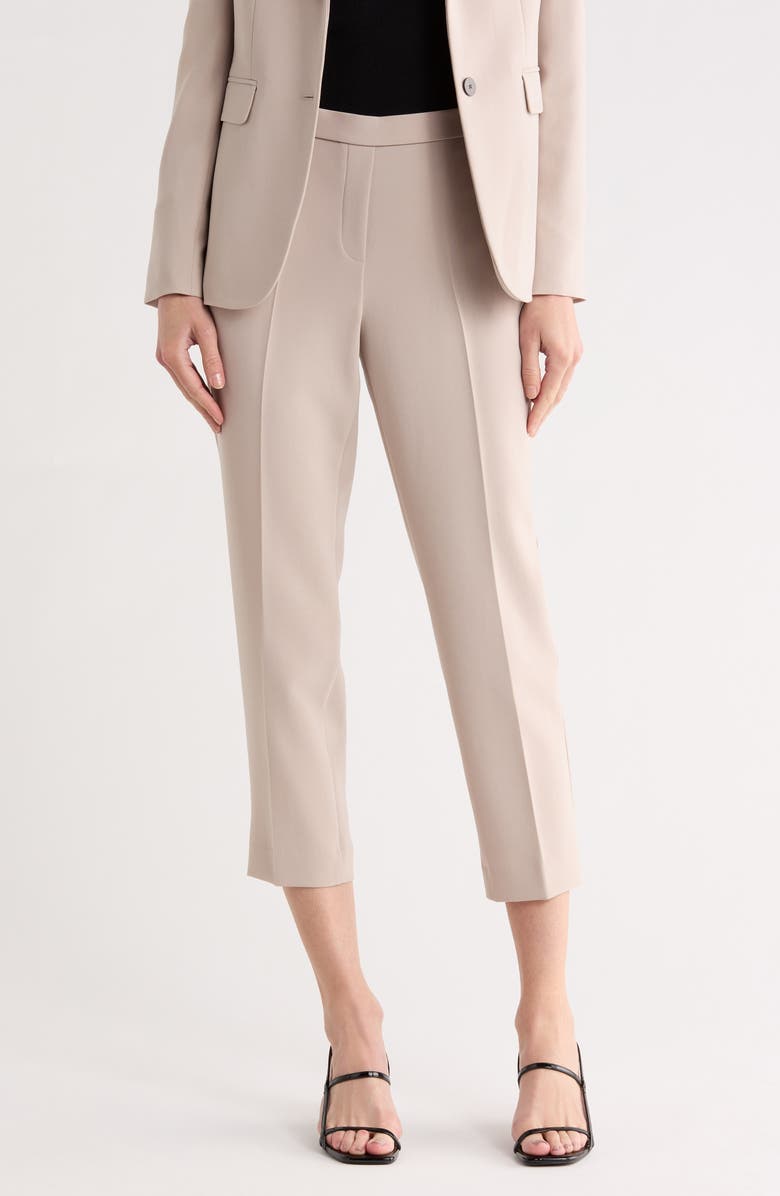 Theory Treeca Pull-On Pants, Main, color, Light Taupe
