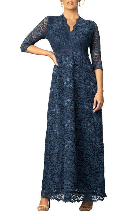 Maria Lace Evening Gown